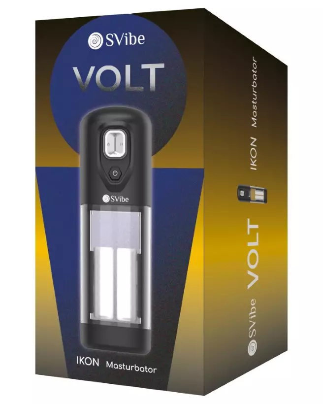 Photo SVibe Ikon VOLT Masturbator - Masturbateur innovant et discret-1