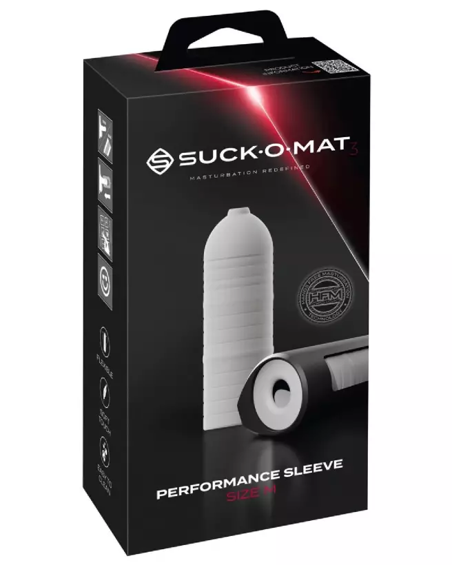 Image du Suck-O-Mat 3 Perf. Sleeve M, masturbateur à succion avancée-1