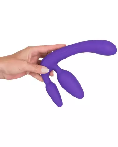 Strapless Strap-On innovant pour stimulation mutuelle sans harnais-4