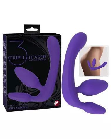 Strapless Strap-On innovant pour stimulation mutuelle sans harnais-6