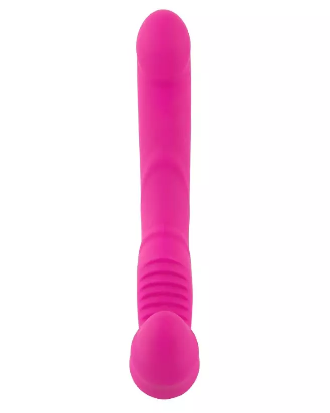 Image du Strapless Strap-On, gode ceinture sans harnais vibrant, en silicone premium-3
