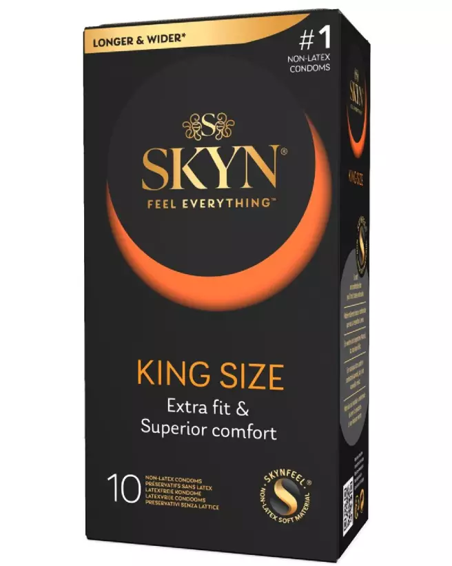 Image des préservatifs SKYN King Size sans latex pour sensibilité accrue et confort optimal-1