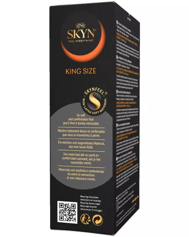Image des préservatifs SKYN King Size sans latex pour sensibilité accrue et confort optimal-3