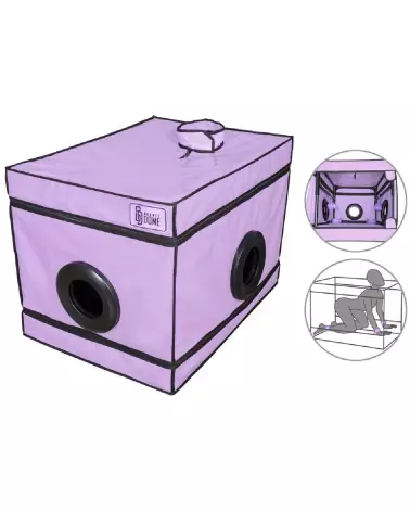 Image de la Niche Purple de Secret Dome, meuble élégant et moderne pour intérieur-1