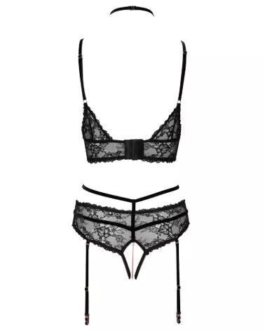 Photo de l'ensemble Bra Set noir taille L par Abierta Fina, élégance et confort-6