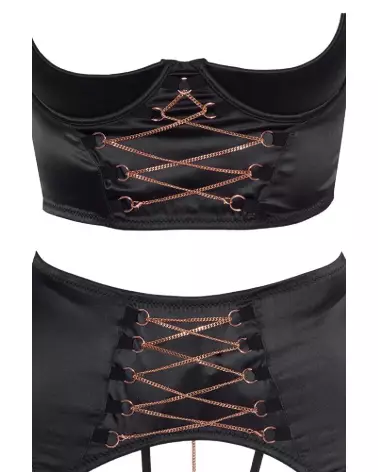 Image du Shelf Bra Set 75B/S par Abierta Fina, ensemble de lingerie élégant et sensuel-5
