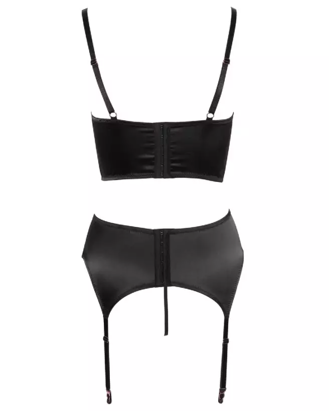 Image du Shelf Bra Set 75B/S par Abierta Fina, ensemble de lingerie élégant et sensuel-7