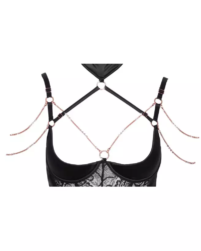 Photo de Basque 75B/S Abierta Fina, ensemble de lingerie fine et élégante-6