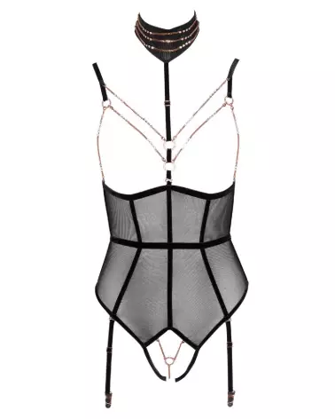 Image du Body Decoration L par Abierta Fina, lingerie de luxe élégante et raffinée-5
