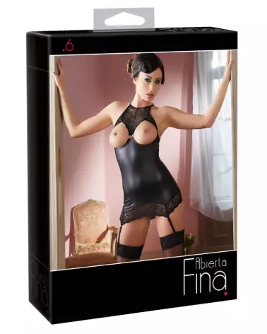 Robe sexy Lingerie Dress S Abierta Fina élégante et séduisante-1
