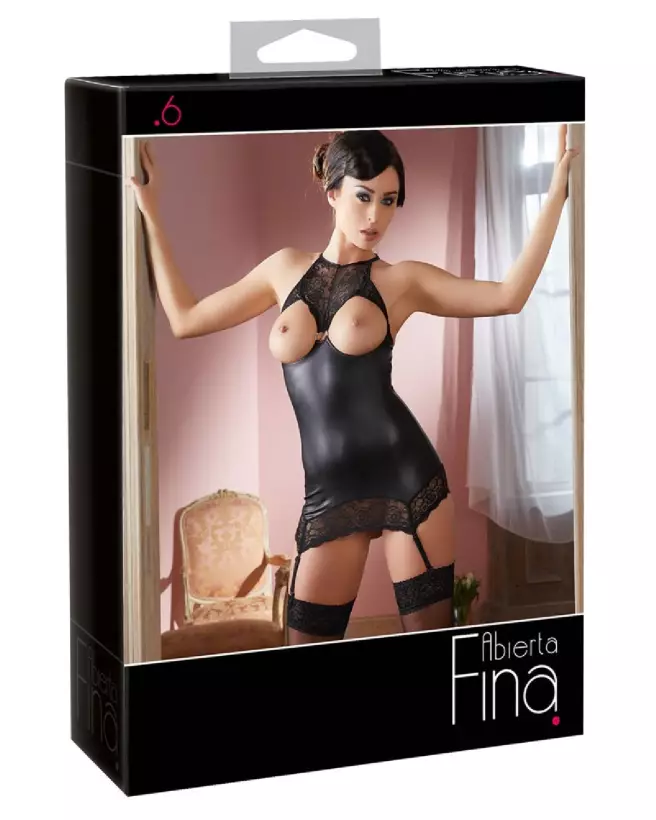 Robe Lingerie Dress M d'Abierta Fina pour une allure sexy et élégante-1