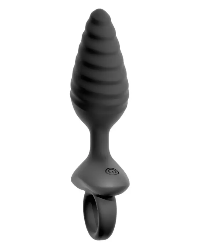 Plug Anal Twisted ANOS en silicone flexible, design torsadé pour plaisir accru-3