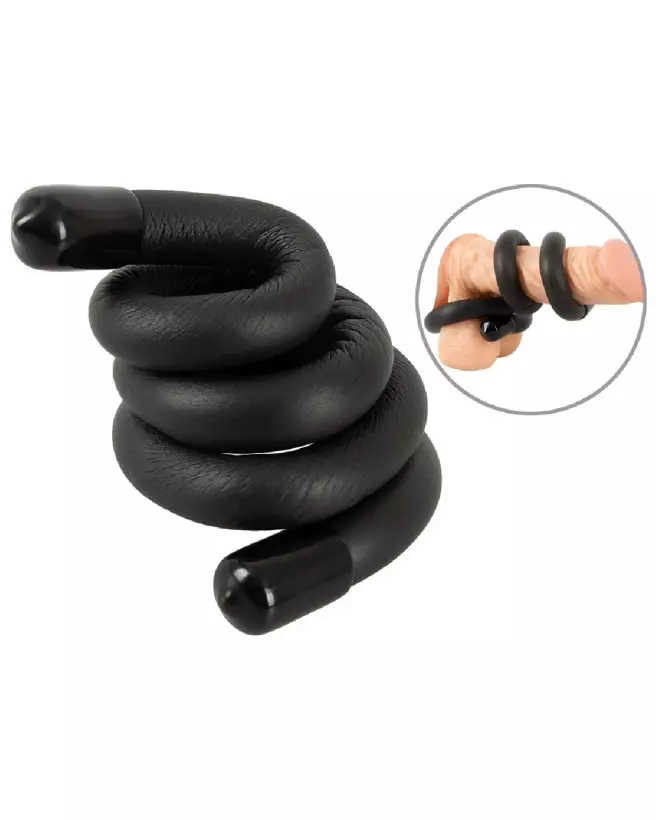Image de l'anneau pénien BK bendable cock & ball ring de Bad Kitty pour endurance et plaisir-2