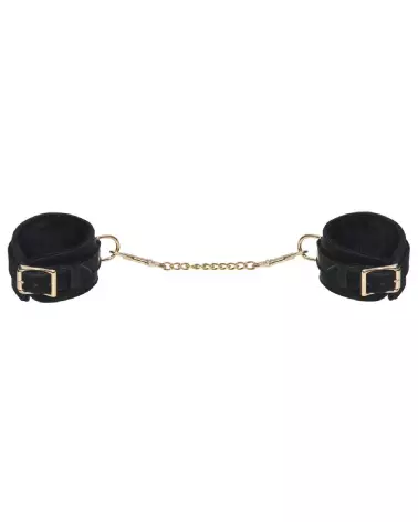 Menottes Bad Kitty Velvet Black en velours pour confort et sécurité optimisés-5