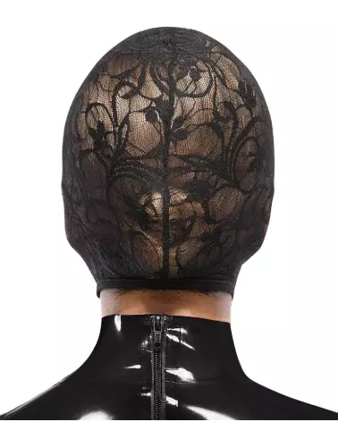 Masque de tête Bad Kitty en cuir pour jeux de rôle et soirées érotiques-5