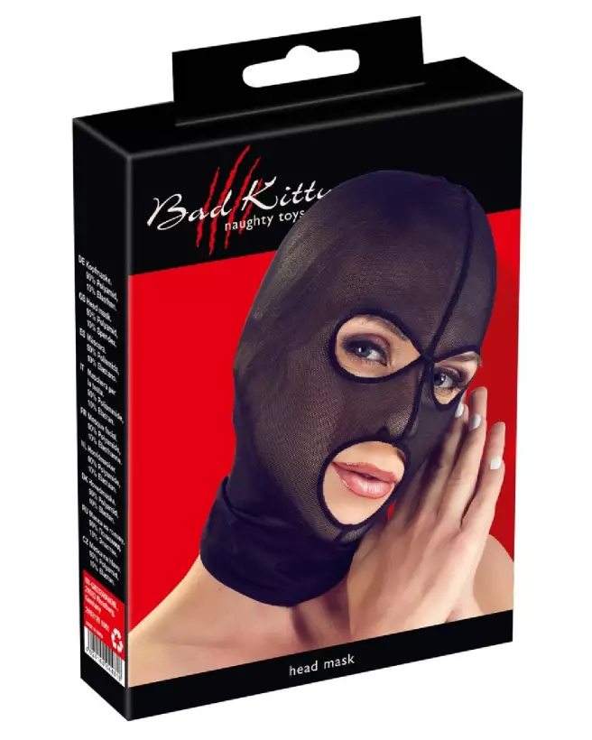 Image du masque de tête Bad Kitty pour jeux de rôle et séduction-1