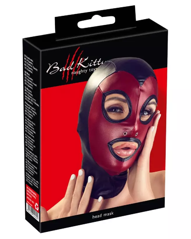 Image du masque de tête Bad Kitty pour jeux de rôle et soirées thématiques-1