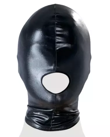 Masque tête noir Bad Kitty pour jeux de rôle et soirées à thème-5