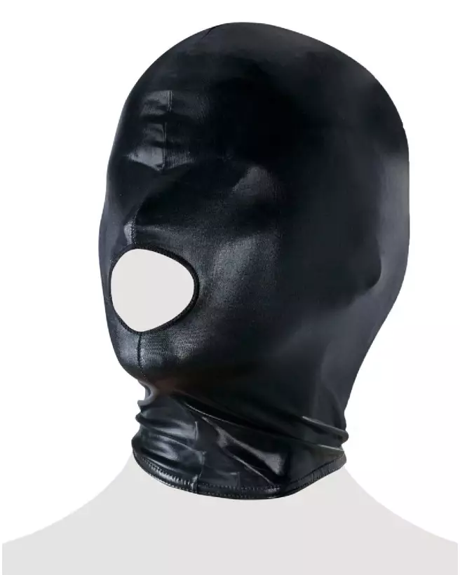 Masque tête noir Bad Kitty pour jeux de rôle et soirées à thème-6