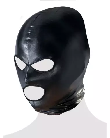 Masque noir Bad Kitty élégant pour soirées thématiques et jeux de rôle-5