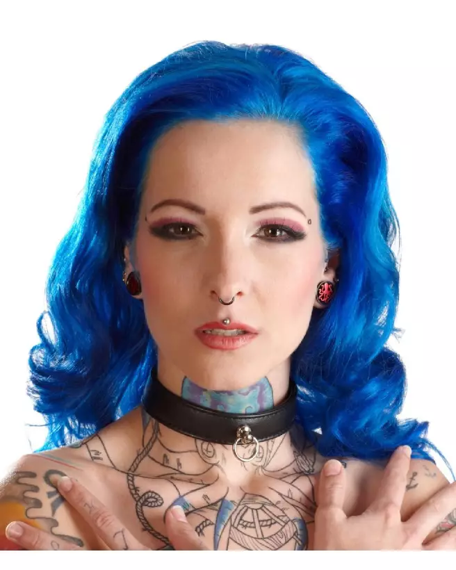 Collier de bondage noir BK par Bad Kitty pour jeux de soumission et BDSM-2