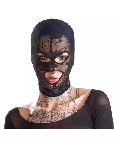 Masque noir Bad Kitty élégant et confortable pour soirées thématiques-2