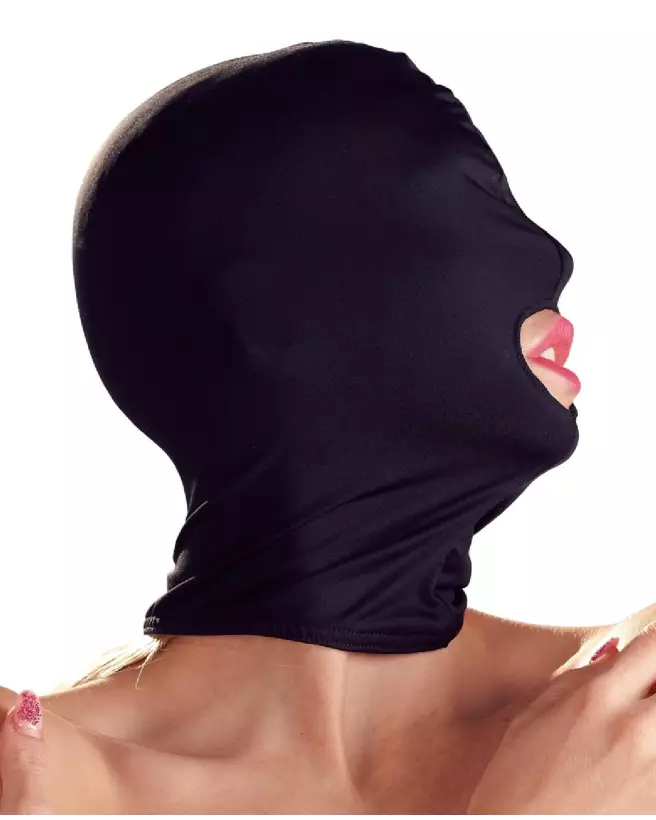 Image du masque bouche noir BK de Bad Kitty, idéal pour jeux de rôle et style mystérieux-3