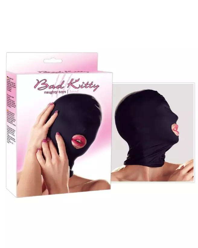 Image du masque bouche noir BK de Bad Kitty, idéal pour jeux de rôle et style mystérieux-6