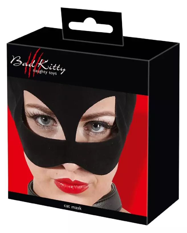 Masque de chat noir Bad Kitty pour jeux de rôle et soirées costumées-7