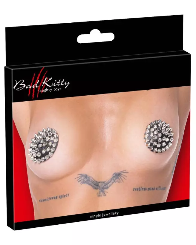 Cache-tétons Bad Kitty Nipple Stickers Spikes pour une touche audacieuse et élégante-1