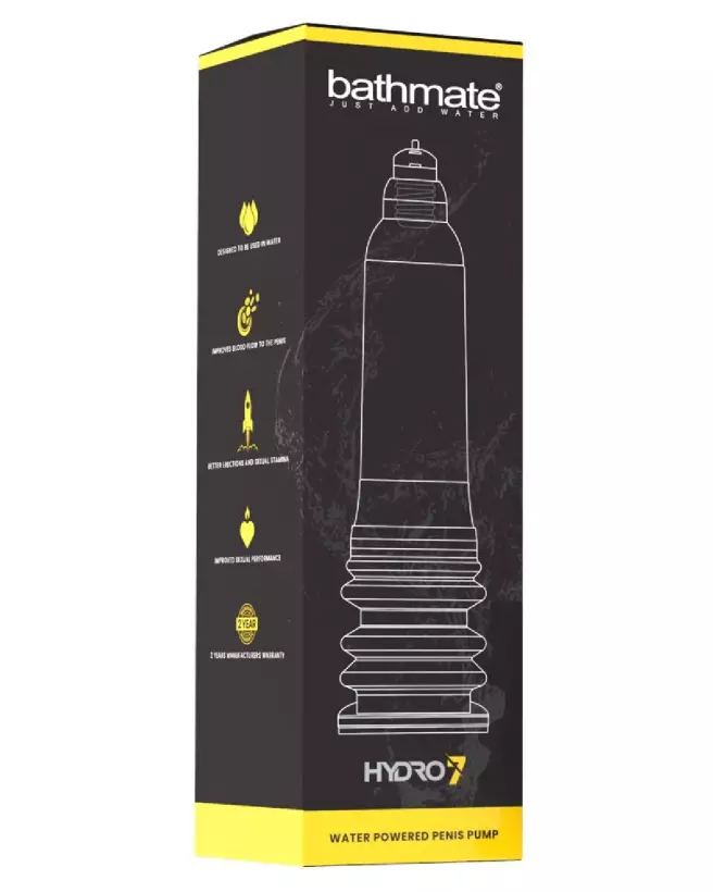 Image de la pompe à pénis Hydro7 Clear de Bathmate, outil efficace pour l'amélioration masculine-1