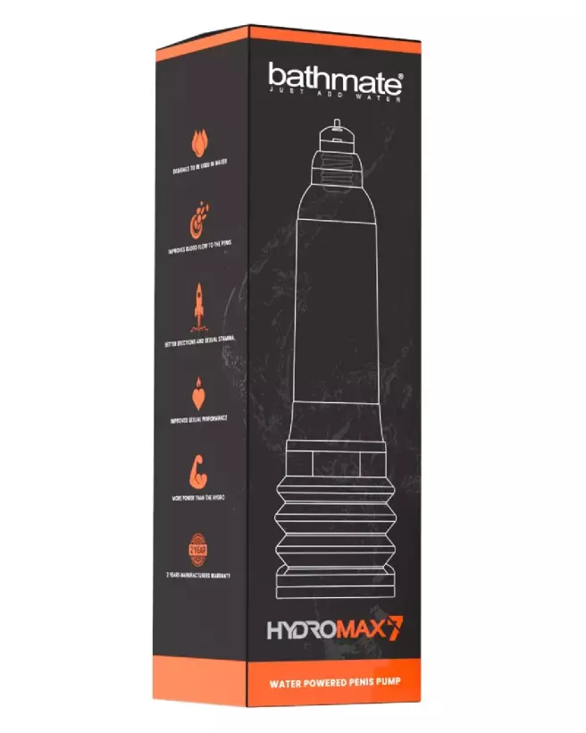 Bathmate Hydromax 7 Clear pompe à pénis haute performance-1