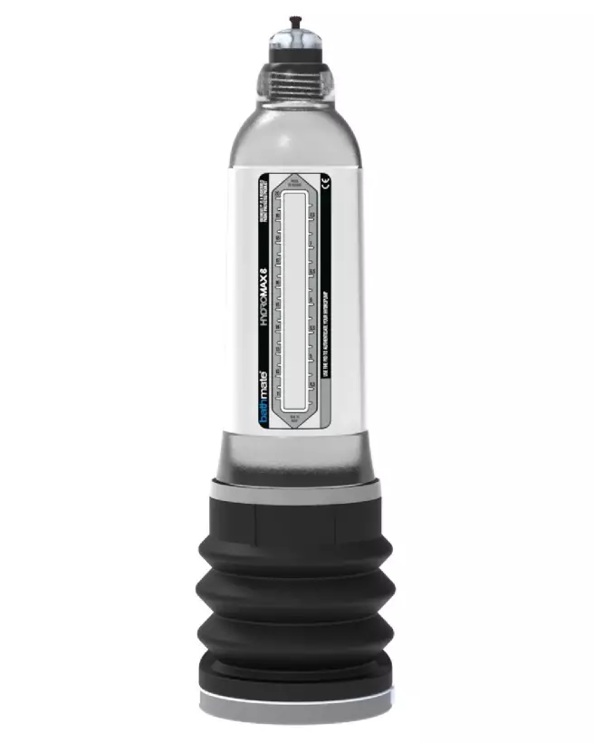 Image de la pompe à pénis Bathmate Hydromax8 Clear pour l'augmentation de taille et performance-2