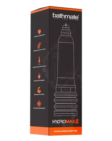 Image Hydromax8 Clear BathMate, pompe à pénis hydro-vacuum-1
