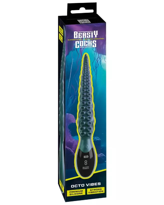 Image Beasty Cocks Octo Vibes, sextoy créature aux tentacules vibrantes pour plaisir intense-1