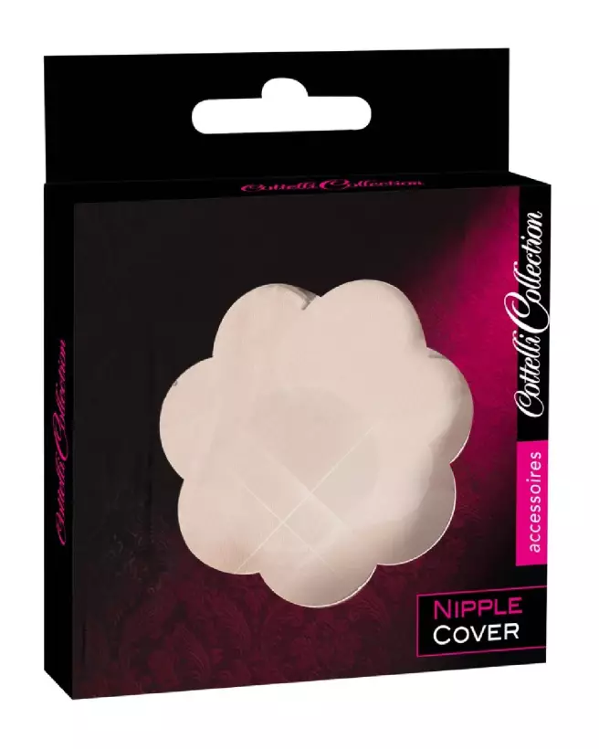 Cache-tétons adhésifs en tissu Cottelli ACCESSOIRES, discrets et confortables-1