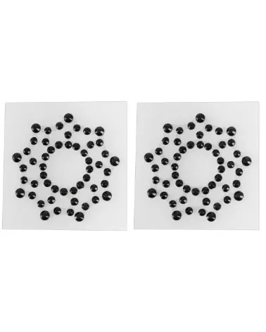 Cache-tétons strassés Cottelli ACCESSOIRES pour élégance subtile-2