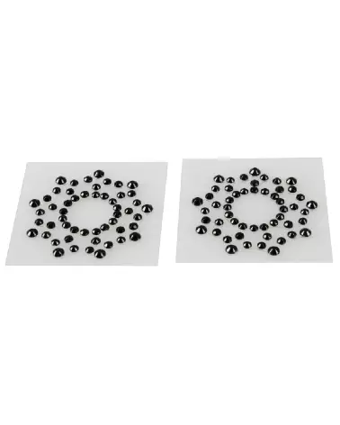 Cache-tétons strassés Cottelli ACCESSOIRES pour élégance subtile-3
