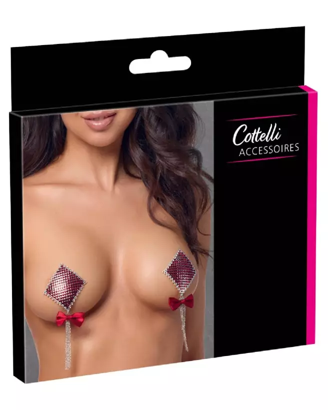 Image des cache-tétons Nipple Jewellery Bow de Cottelli ACCESSOIRES-1