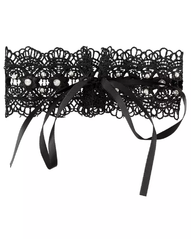 Collier Choker Cottelli brodé avec strass pour animaux-4