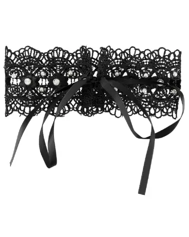 Collier Choker Cottelli brodé avec strass pour animaux-4