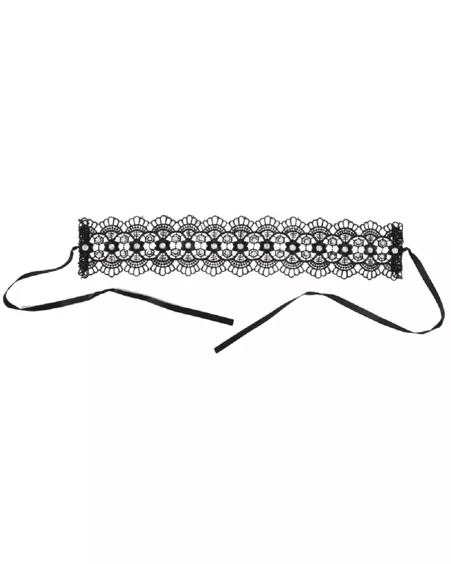 Collier Choker Cottelli brodé avec strass pour animaux-5