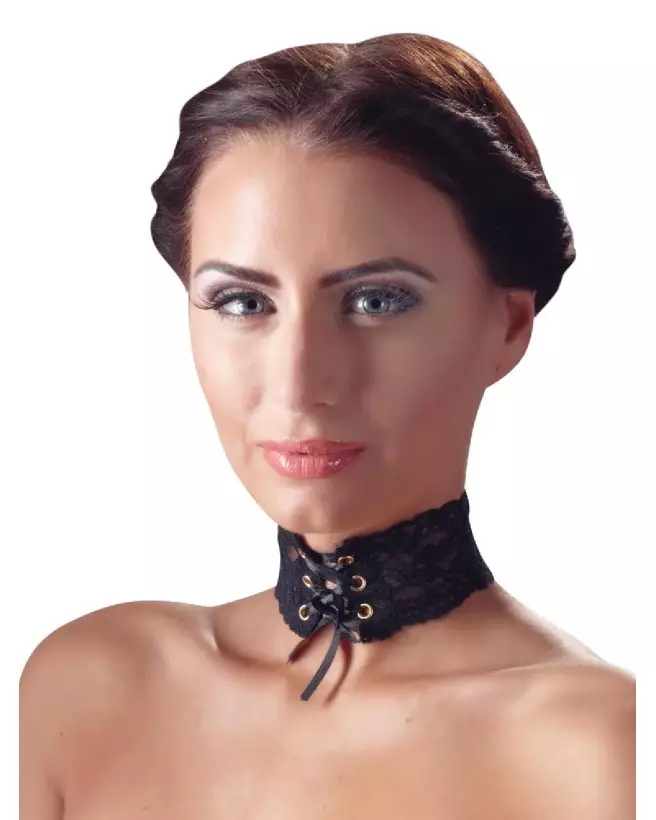 Image du Choker Lace Cottelli ACCESSOIRES en dentelle élégante pour style sophistiqué-3