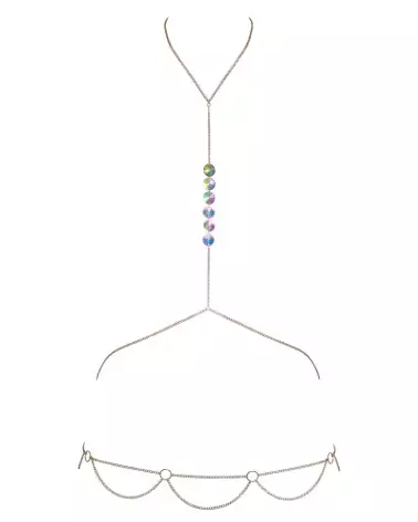 Body Chain Gold élégant par Cottelli ACCESSOIRES, bijoux de corps en or-5