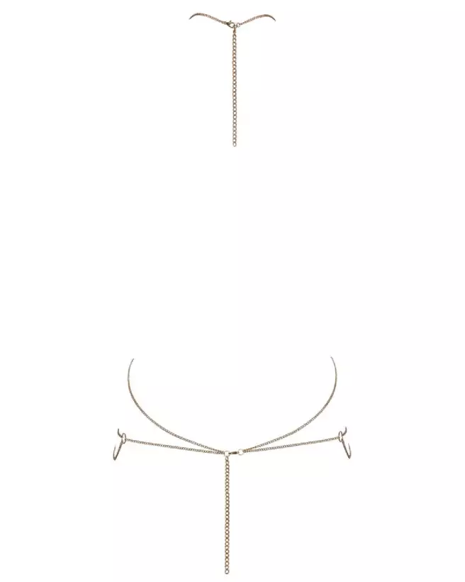 Body Chain Gold élégant par Cottelli ACCESSOIRES, bijoux de corps en or-6
