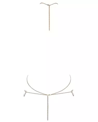 Body Chain Gold élégant par Cottelli ACCESSOIRES, bijoux de corps en or-6