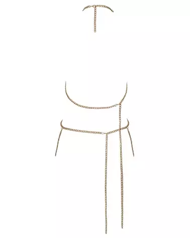 Body Chain Gold élégant de Cottelli ACCESSOIRES, bijou de corps doré chic-6