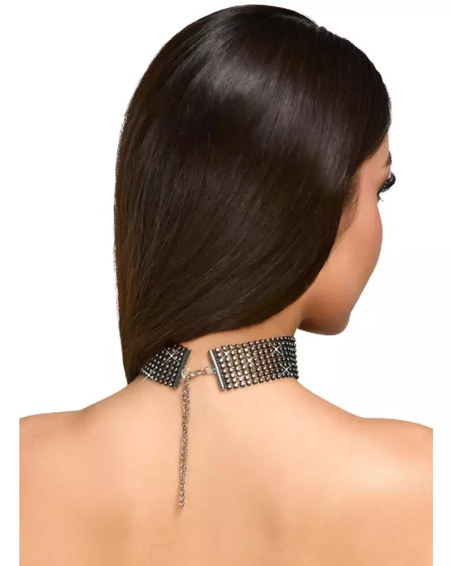Image du Rhinestone Choker par Cottelli ACCESSOIRES, collier strass élégant pour animaux-3