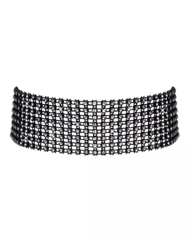 Image du Rhinestone Choker par Cottelli ACCESSOIRES, collier strass élégant pour animaux-4