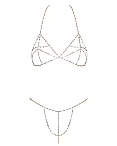 Bra Set Chain Gold Cottelli ACCESSOIRES bijoux de corps élégants-5